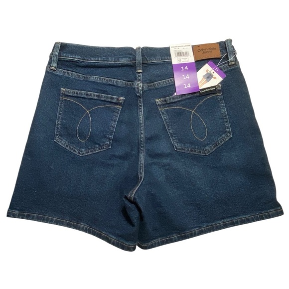 Calvin Klein Jeans Pants - Calvin Klein Jeans Denim Shorts 14 Dark Blue Casual Relaxed Stretch Comfort NWT